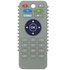 BOCIOLAND Gryzak Silikonowy PILOT TV Szary 3M+ BL242