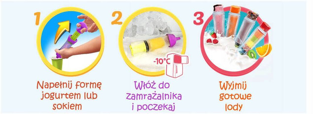 PULL POPS Tuba do deserów lodowych TM TOYS