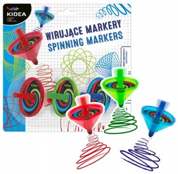 Wirujące markery 3 szt. KIDEA