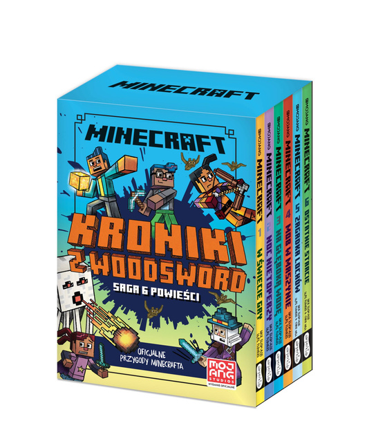 Minecraft Kroniki Z Woodsword Saga 6 Powieści Nick Eliopulos 8+ HarperKids