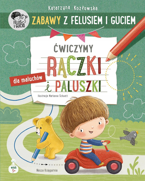 PAKIET Zabawy z Felusiem i Guciem Ćwiczymy Wzory Szlaczki Nasza Księgarnia