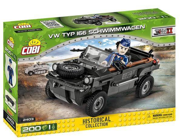 COBI 2403 Historical Collection WWII VW type 166 SCHWIMMWAGEN 200 klocków p6