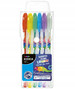 Długopisy żelowe z brokatem 6 kolorów C KIDEA DERFORM