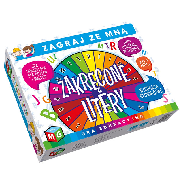 MG Gra edukacyjna Zagraj ze mną. Zakręcone litery