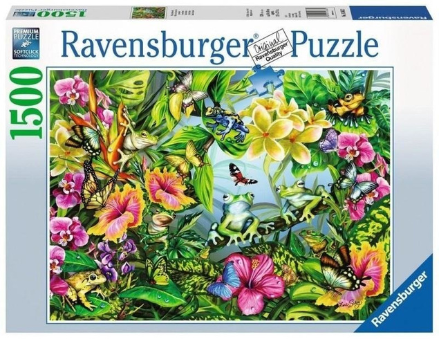 Puzzle 1500 elementów - Znajdź Żaby