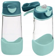 Sportowa Butelka Tritanowa Bidon Ustnik TURKUSOWA Dla Dzieci 450ml 3+ B.Box