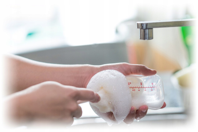 Płyn do mycia butelek i smoczków, hipoalergiczny 4x500 ml | Dzidziuś