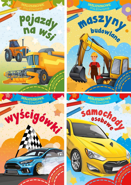 Maluszkowe malowanie. Pojazdy na wsi