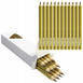 Kredka BAMBINO 12szt (1op=1szt.) w drewnie trójkątna, złota MAJEWSKI