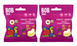2x BOB SNAIL Żelki Owocowe JABŁKO CZARNA PORZECZKA Bez Dodatku Cukru (40g)