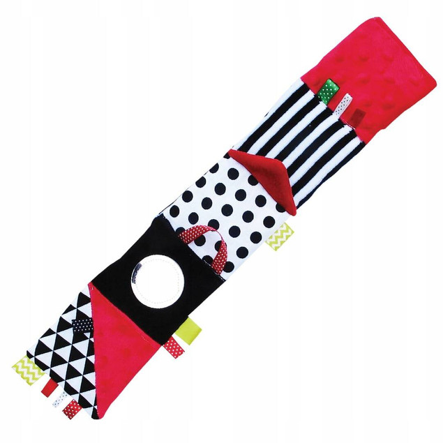 Mała książeczka Sensoryczna Czerwona Mom's Care