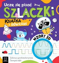 Uczę Się Pisać SZLACZKI Książka Z Rowkami Wzory 3D 4+ Aksjomat 4298