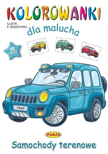 Kolorowanki dla malucha - Samochody terenowe