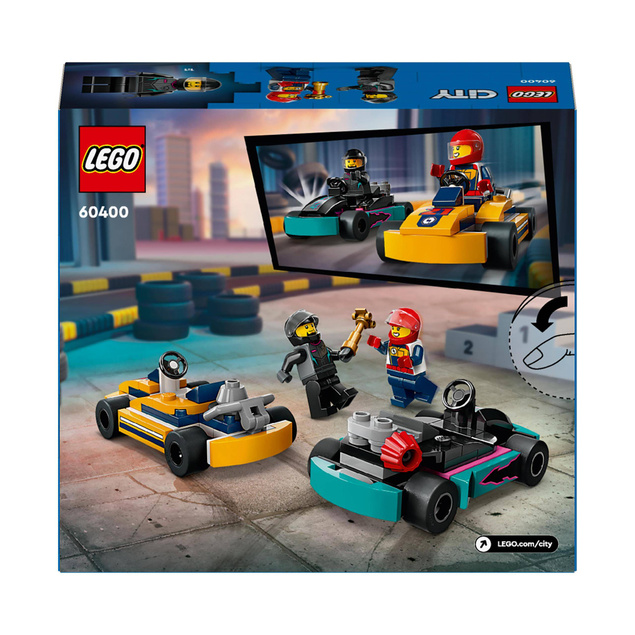 LEGO City Gokarty i Kierowcy Wyścigowi 99 el. 5+ 60400