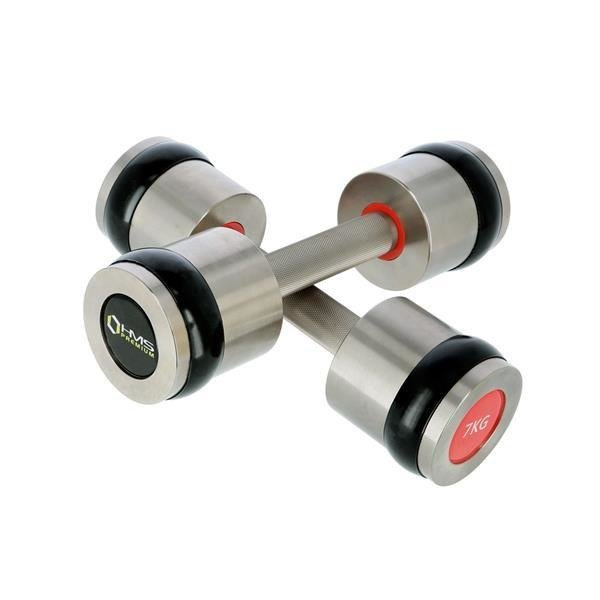 Hantle chromowane, radełkowane 2 x 7 KG HH07 HMS