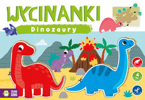 Wycinanki Dinozaury Agnieszka Matz Zielona Sowa