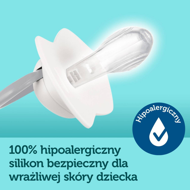 Canpol babies Smoczek silikonowy 0-6 m symetryczny ROYAL BABY 2szt.