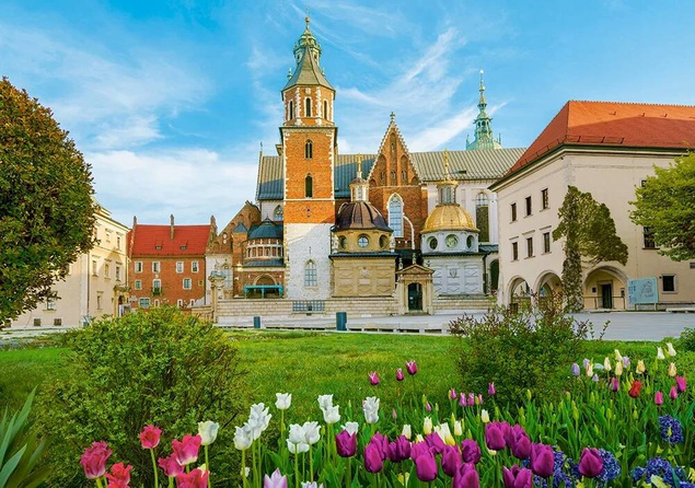 Puzzle 500 Układanka Zamek WAWEL Kraków POLSKA Widok 9+ Castorland