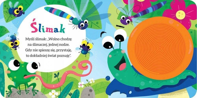 Książeczka Sensoryczna Baw Się i Dotknij Na Łące 0+ Aksjomat 2850