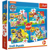 Puzzle 4w1 Układanka Pieski PSI PATROL Pies Psy Biegnące 3+ Trefl 34628