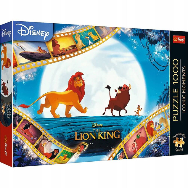 Puzzle 1000 Układanka KRÓL LEW Bajka Disney Timon Pumba 12+ Trefl