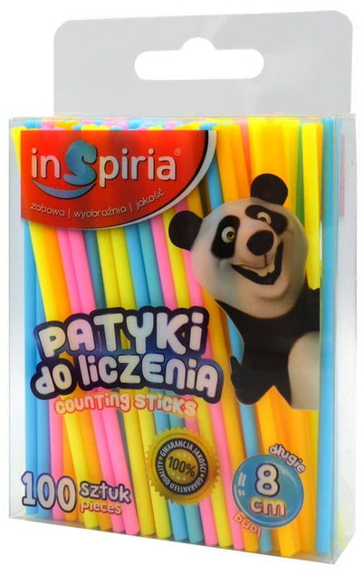 PATYKI DO LICZENIA OKRĄGŁE 100SZT INSPIRIA