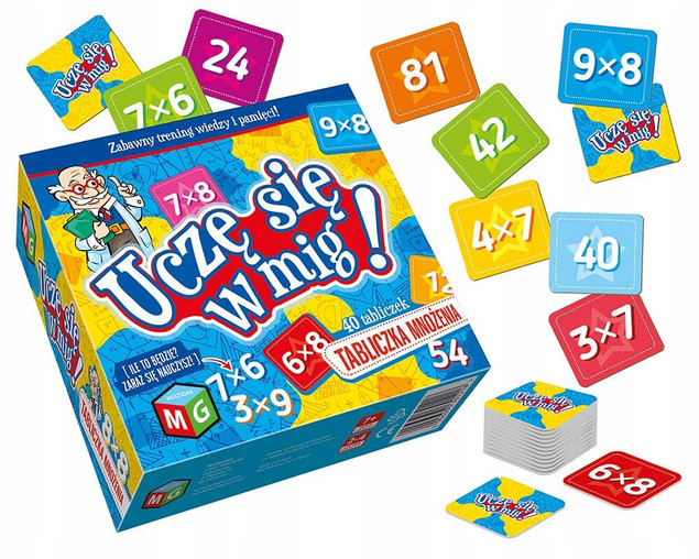 MG Tabliczka mnożenia - Uczę się w mig