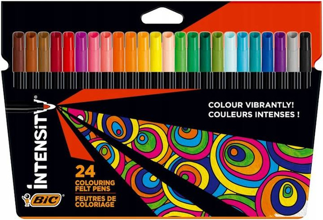 BIC PISAKI MAZAKI FLAMASTRY INTENSITY UP 24SZT