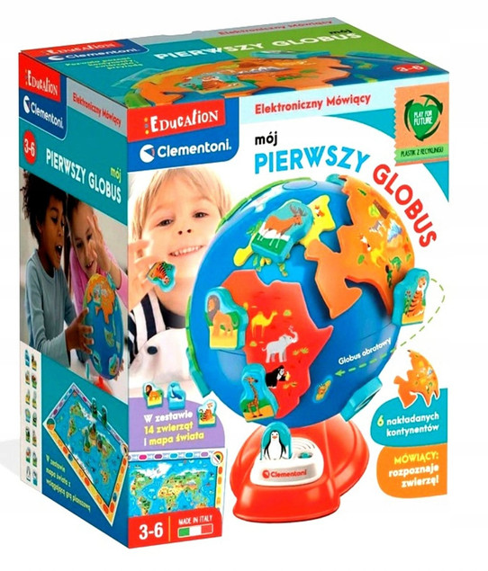 Interaktywny globus przedszkolaka