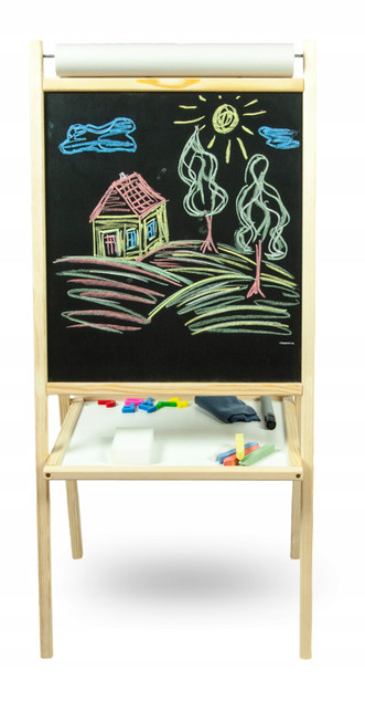 Średnia TABLICA Drewniana Magnetyc. Kredowa 3TOYSM MPP