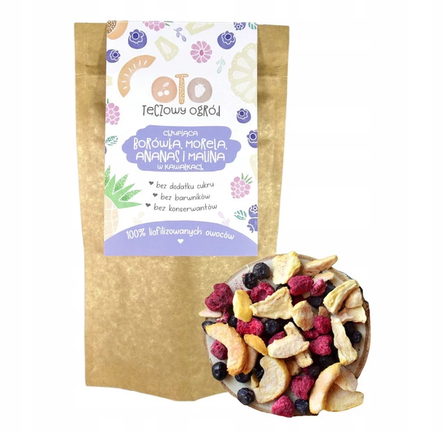 LIOFILIZOWANE OWOCE BORÓWKA