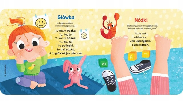 Zabawy Paluszkowe Biblioteczka Najmłodszych A. Kaczyńska 0+ Aksjomat 3966