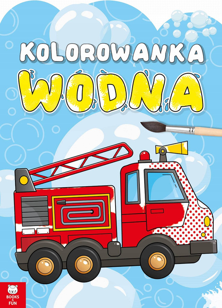 Kolorowanka Wodna Malowanie Wodą Pojazdy BooksAndFun