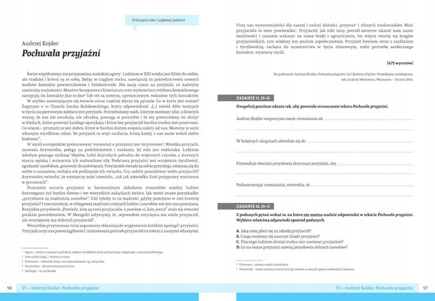 Egzamin ósmoklasisty. Język polski. Arkusze