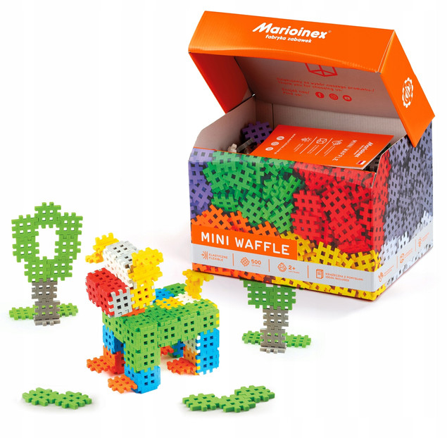 Klocki Mini Waffle 500szt. MARIOINEX