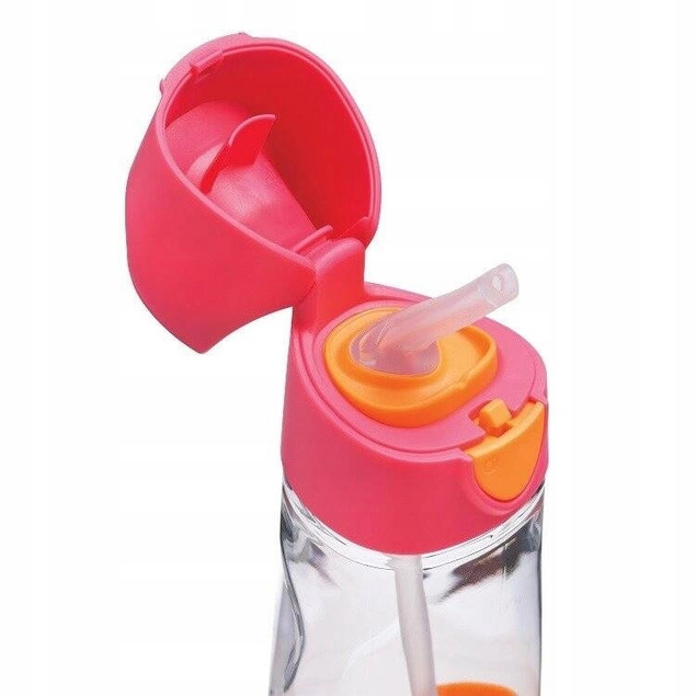 B.BOX Tritanowa butelka + słomka 450 ml strawberry