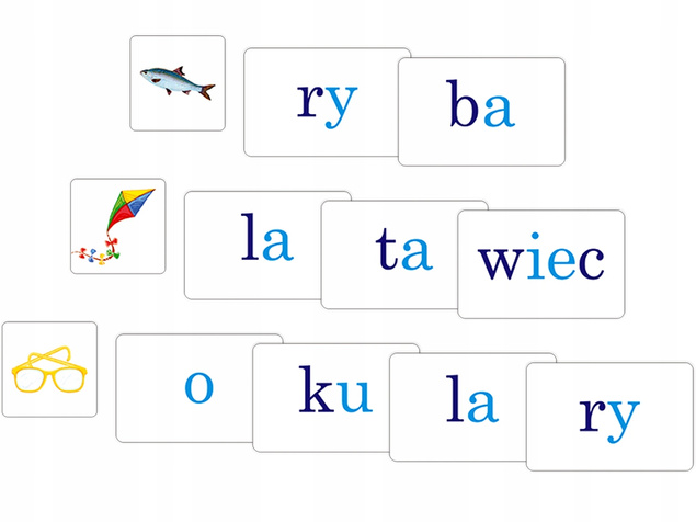 SYLABY Układanka Edukacyjna 6+ Adamigo