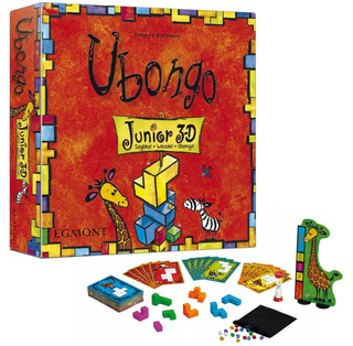 Ubongo Junior 3D Gra Planszowa Spostrzegawczość Logiczne Myślenie 5+ Egmont
