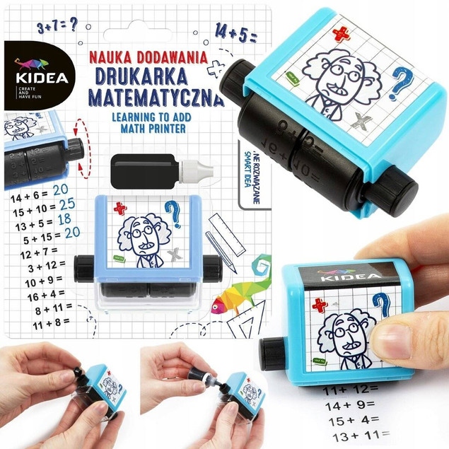 Drukarka Matematyczna DODAWANIE ODEJMOWANIE MNOŻENIE Kidea x3