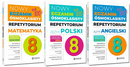 3x Egzamin Ósmoklasisty MATEMATYKA POLSKI ANGIELSKI Repetytorium Greg