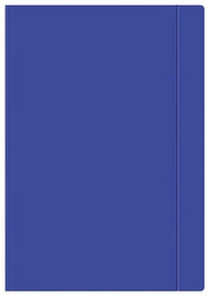 Teczka z gumką A4+ jednokolorowa granatowa p10 INTERDRUK   cena za 1 sztukę