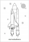 Kolorowanka Maluszkowe Malowanie Pojazdy Kosmiczne 2+ Skrzat