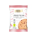 FRANK&OLI Ciastko Proteinowe ŻURAWINA WANILIA Wegan 50g x3