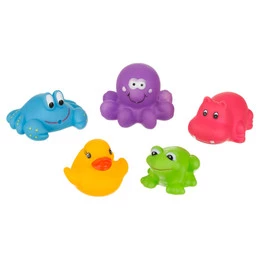 Zabawki Do Kąpieli Kąpielowe Wanny 5Szt. 9M+ Akuku 0363