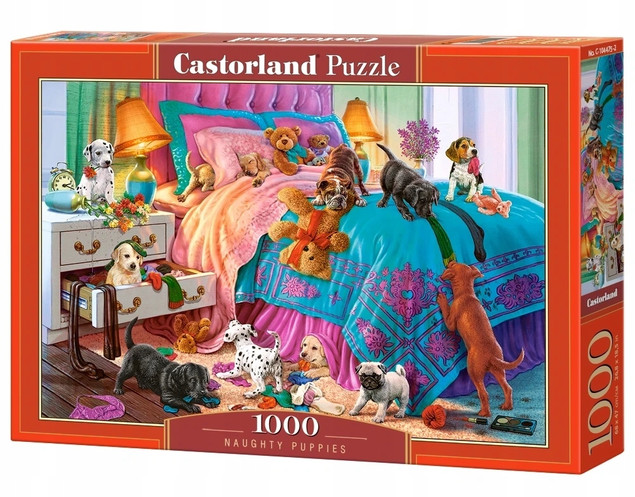 Puzzle Naughty Puppies Castorland 