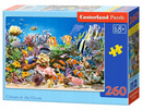 Puzzle 260 Ryby RAFA KORALOWA Ocean Kolory Rybki Zwierzęta 8+ Castorland