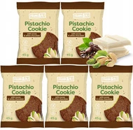 FRANK&OLI Ciastko Miękkie PISTACJA KAKAO BIAŁA CZEKOLADA Bez Cukru 45g x5