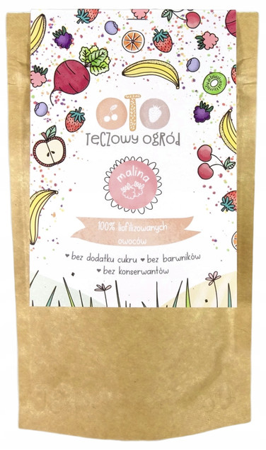 OtoLandia Tęczowy ogród Owoce liofilizowane Malina 40 g