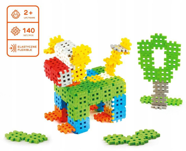 Marioinex klocki mini waffle 140 szt.
