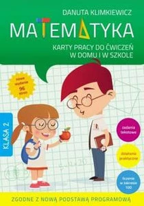 Matematyka. Karty pracy do ćwiczeń w domu i w szkole. Klasa 2